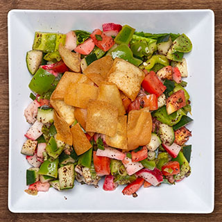 Fattoush salad.